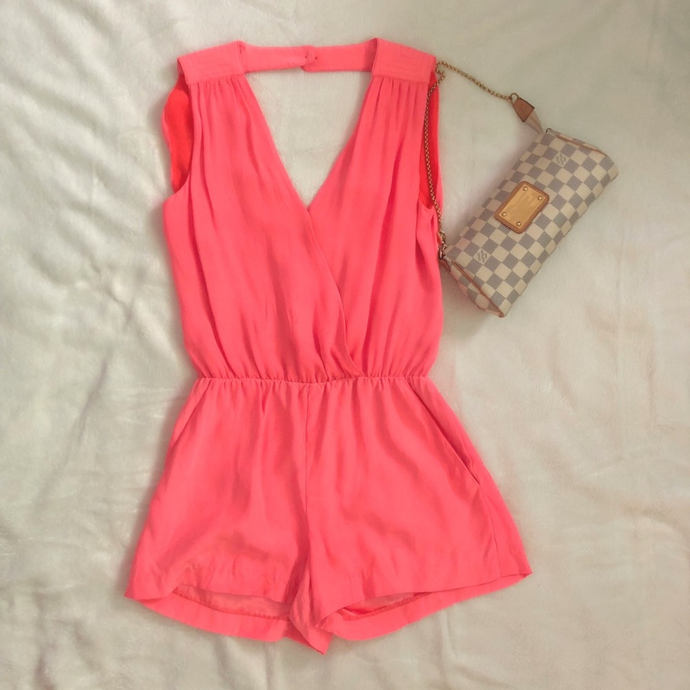 Parker silk romper